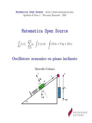 cover image of Oscillatore armonico su piano inclinato
